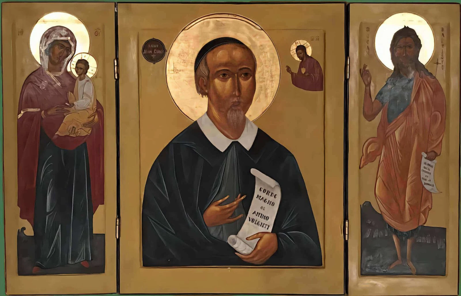 Trittico di Champboisé: Maria, san Giovanni Eudes e san Giovanni Battista