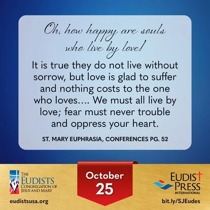 Image for October 25: a reflection on living by love